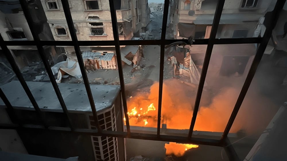 Read more about the article Israeli Troops Set Fire to Kamal Adwan Hospital in North Gaza After ‘Barbaric’ Raid